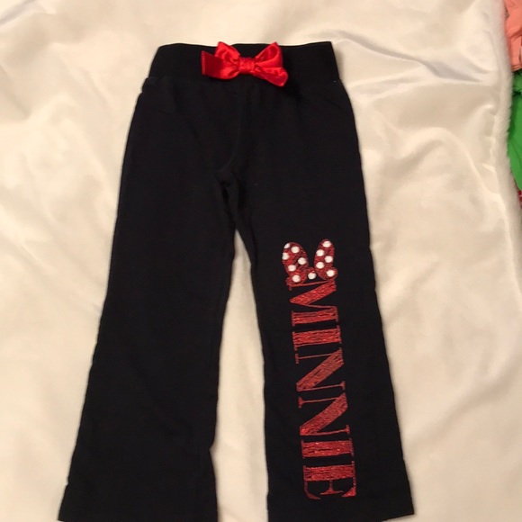 Disney Minnie Mouse Bundle Tee & sweatpants Minnie down leg - Picture 2 of 6